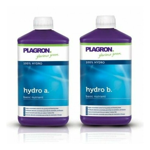 удобрение plagron hydro a b 1000 мл х 2 1 л х 2 Удобрение Plagron Hydro A+B 1 л