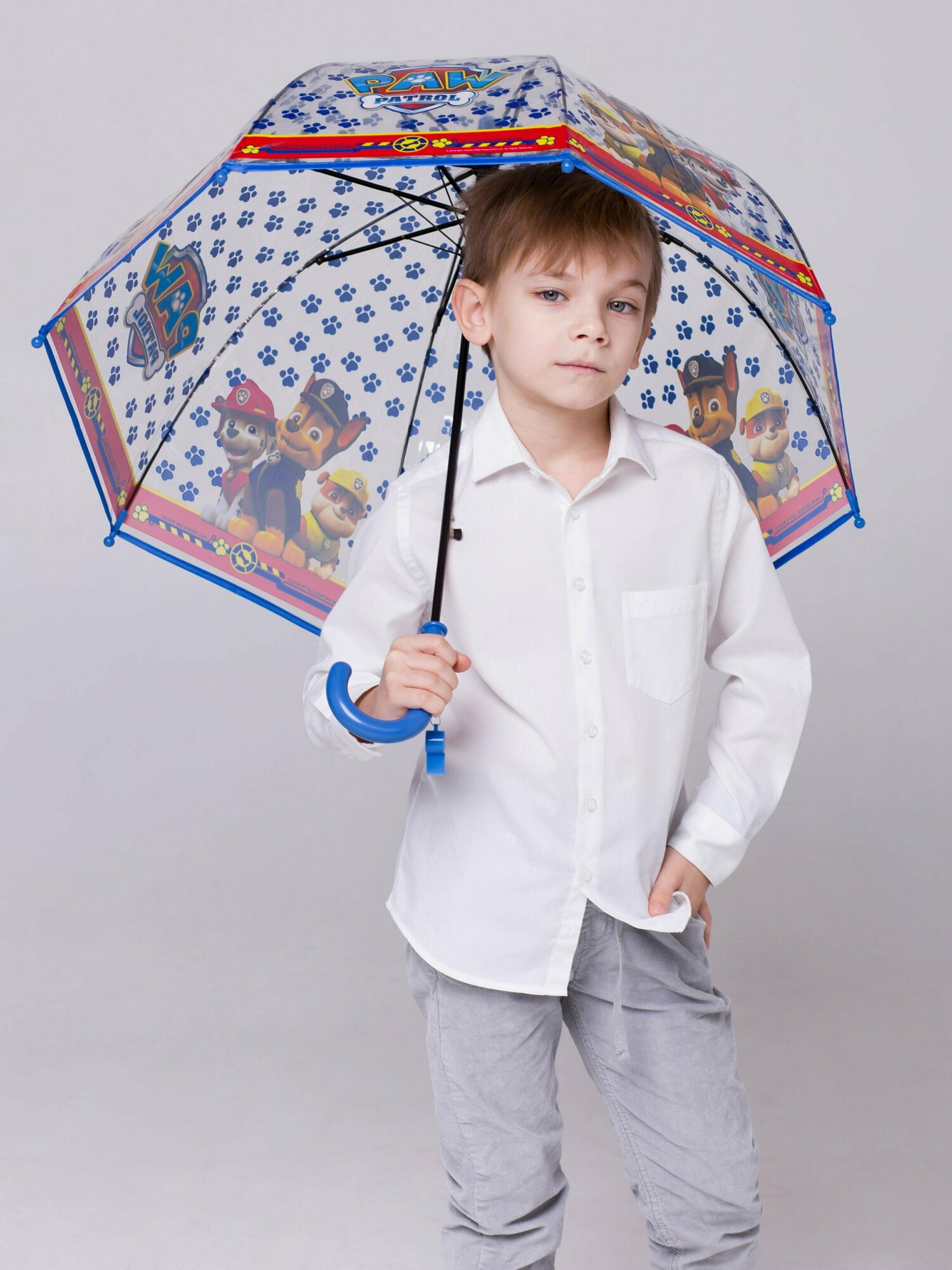 Зонт-трость GALAXY OF UMBRELLAS, синий, красный, бесцветный, черный — фото 1