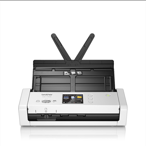 Сканер Brother Документ-сканер ADS-1700W, A4, 25 стр/мин, цветной, 1200 dpi, Duplex, ADF20, сенс. экран, USB 3.0, WiFi (ADS1700WUN1)