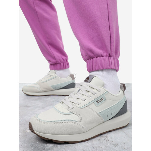 фото Кроссовки kappa, размер 39.5, бежевый