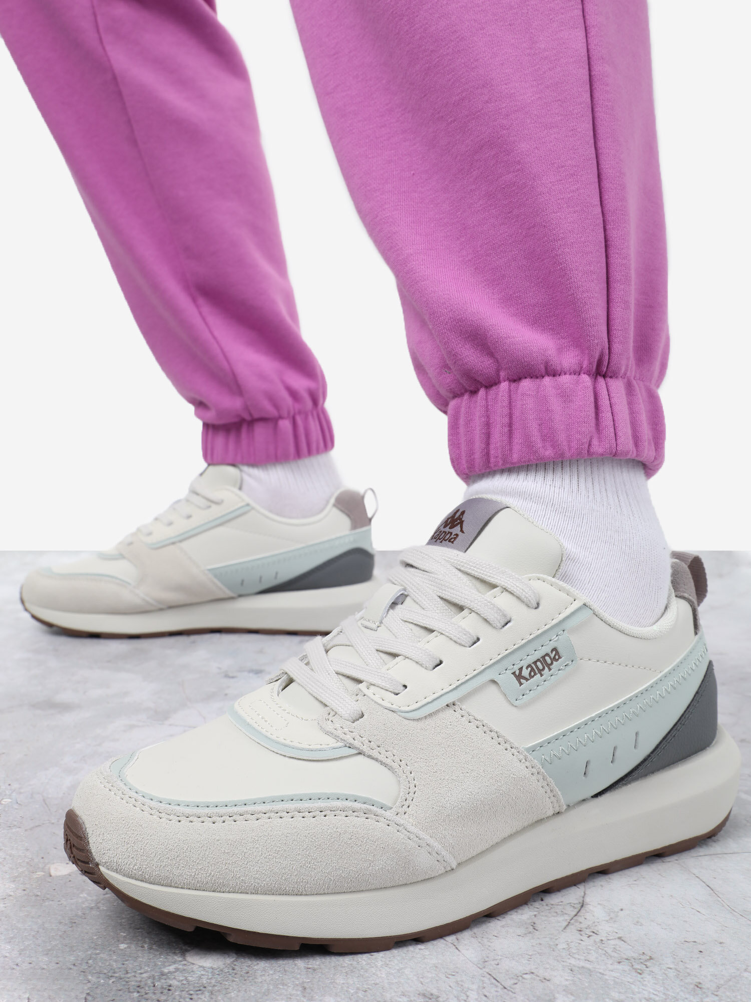 фото Кроссовки женские Kappa Authentic Run Бежевый; RU: 35, Ориг: 36