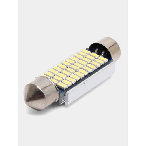 Светодиодная лампа в салон автомобиля цоколь T11 С5W Размер 36 мм Цвет Белый 499₽