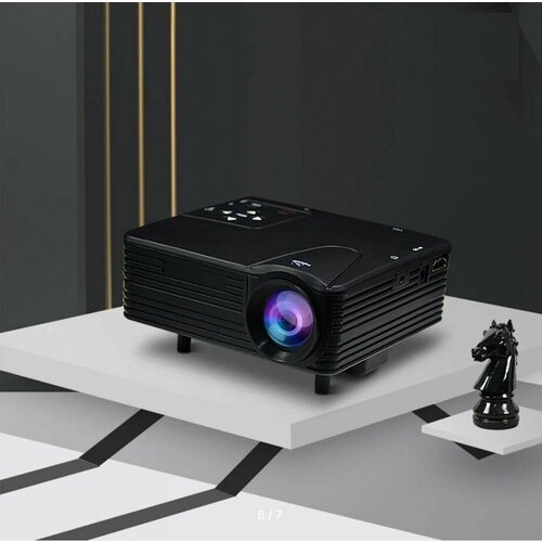 Портативный мини светодиодный домашний проектор H80 для видеофотопрезентаций 483000₽