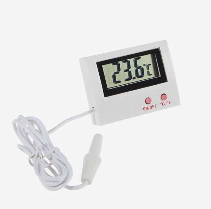 Термометр LTR-10, электронный, с уличным датчиком, белый