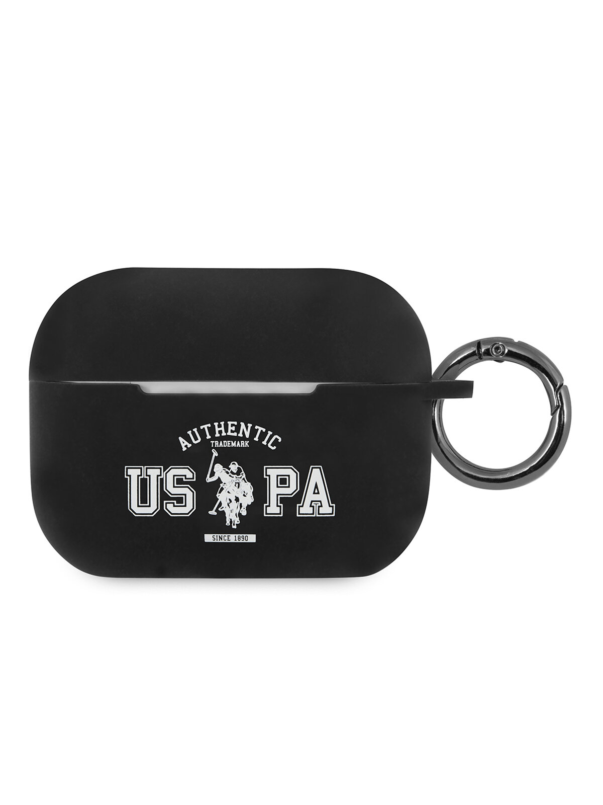 U.S. Polo Assn. для Airpods Pro чехол Silicone with ring Authentic Black