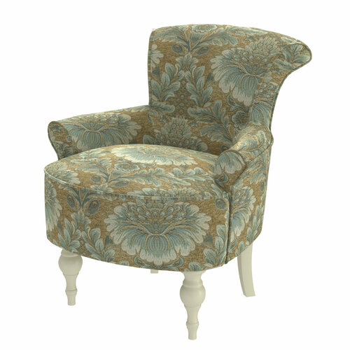 Кресло AZALEA мягкое на ножках с подлокотниками для отдыха дома в гостиную на балкон на дачу для интерьера комнаты для уюта бежевый доломита 24585₽