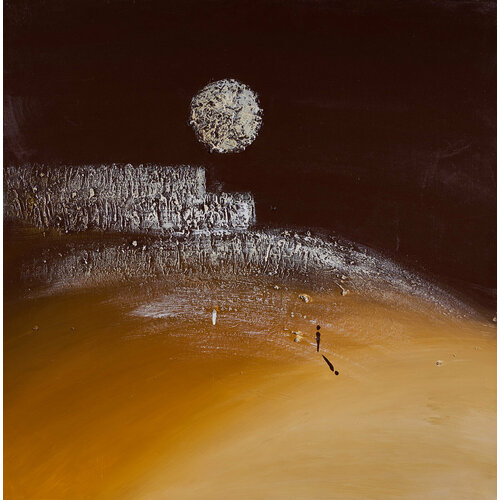 Картина на холсте для интерьера гостиной офиса спальни декор на стену интерьерная абстракция Полнолуние2 7201₽