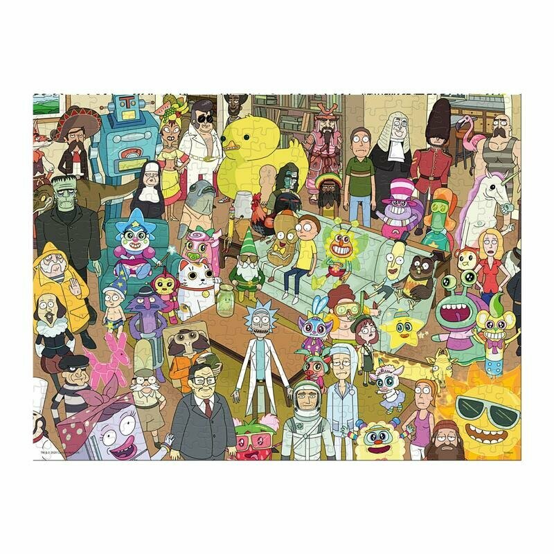 Пазл-1000 Rick & Morty / Рик и Морти (WM00396-ML1-6) Winning Moves - фото №5