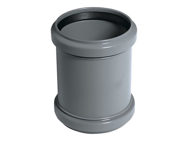 фото Муфта двойная для внутренней канализации Ostendorf 111510 Ду 40мм полипропилен
