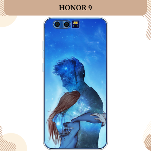 Силиконовый чехол Влюбленная пара небо на Honor 9 / Хонор 9 силиконовый чехол влюбленная пара небо на honor 30 хонор 30