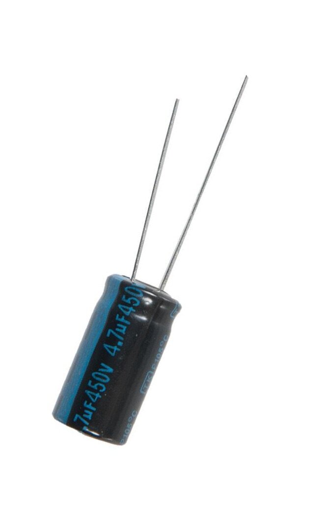 Capacitor / Конденсатор электролитический 4,7x450 (8x16) TK Jamicon 105C