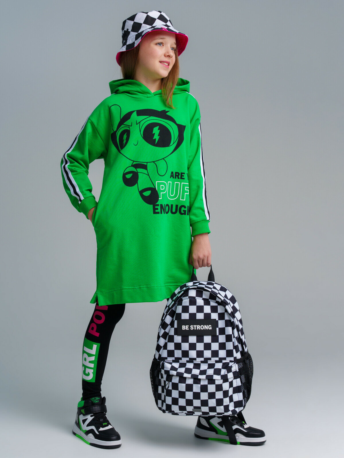 Рюкзак для девочки PlayToday, размер 40*30*15 см, черный — фото 1