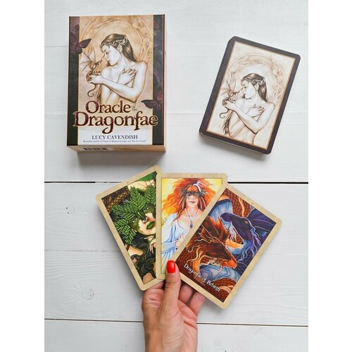 Оракул Dragonfae oracle / 43 шт набор с книгой / мак карты