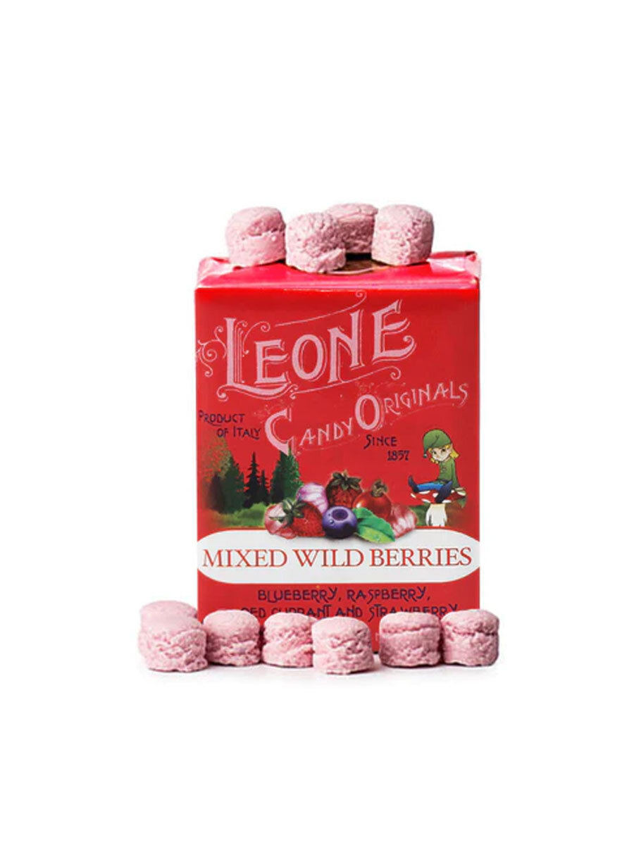 Сахарные конфеты пастилки Leone со вкусом лесных ягод 30 г, Италия - фотография № 2