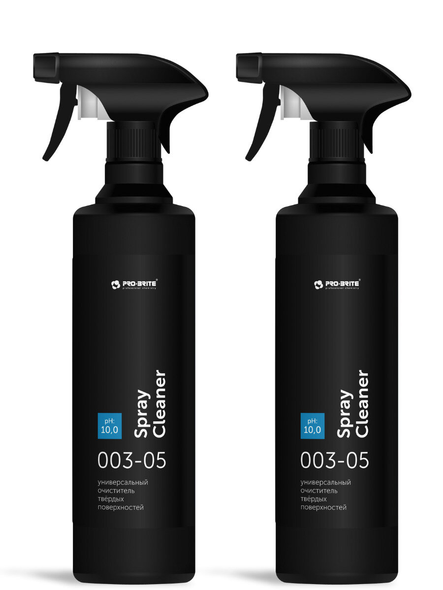 Spray Cleaner PRO-BRITE Универсальный очиститель твёрдых поверхностей(05 л) - набор из 2-х штук