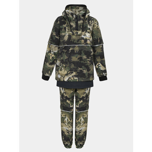 фото Костюм летний детский huntsman антигнус-люкс сорочка зеленый питон 36-38/134-140