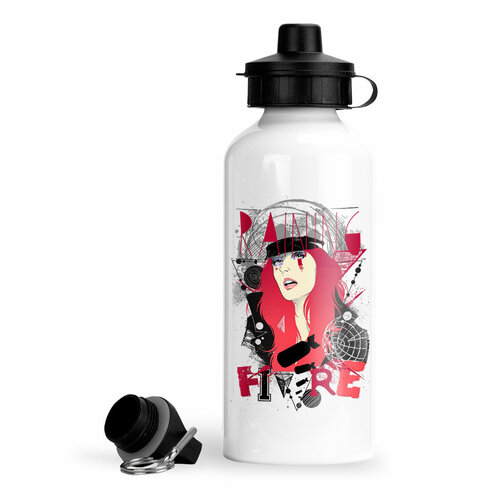 фото Спортивная бутылка raining fire luzimuzi