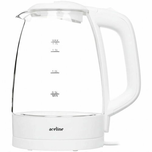 Чайник электрический стекло 17л 2200Вт TechFurn Стеклянный электрический чайник из закаленного стекла 3490₽