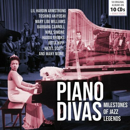 Компакт-диск Warner V/A – Piano Divas - Milestones of Jazz Legends (10CD) новогодний подарочный набор праздничный джаз middle с виниловой пластинкой jazz legends