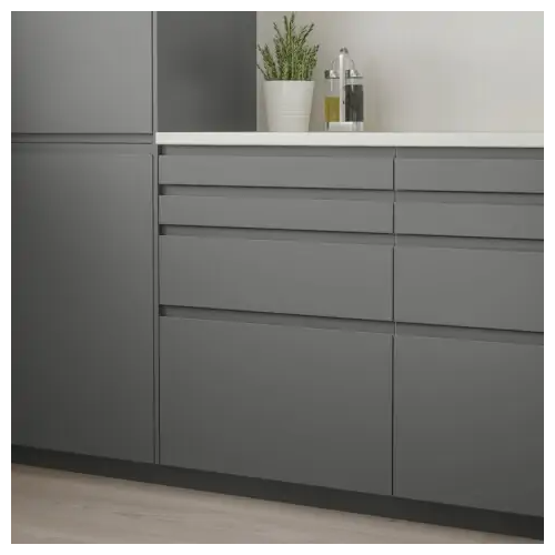 Фронтальная панель ящика, темно-серый 80x10 см IKEA VOXTORP 404.560.26