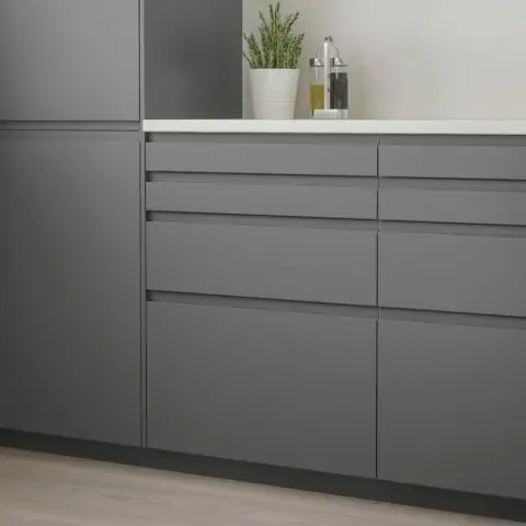 Фронтальная панель ящика, темно-серый 80x10 см IKEA VOXTORP 404.560.26