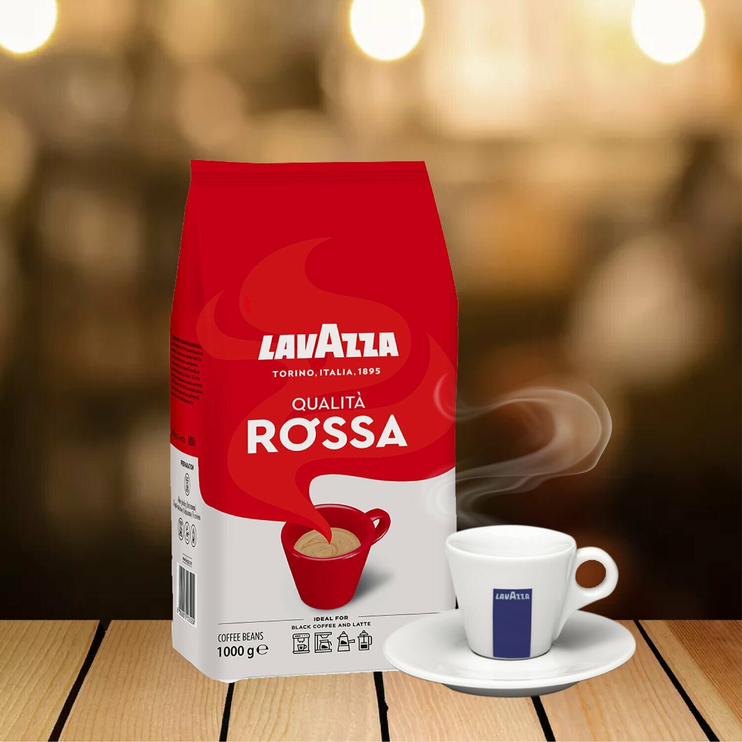 Кофе в зернах Lavazza Qualità Rossa, 1 кг