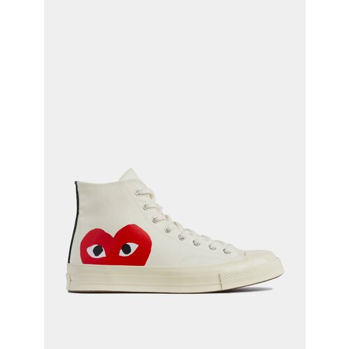 Кеды Converse Comme des Garcons Play Chuck 70 Hi, размер 41 EU, бежевый кроссовки scholl размер 41 eu бежевый