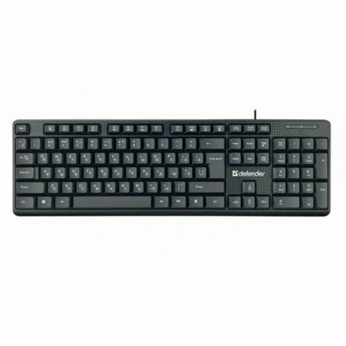 Клавиатура Defender Daily HB-162 RU черный104 кнопки FN 18м 85100₽