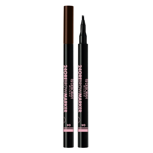 Лайнер для бровей Deborah Milano 24 Ore Brow Marker, тон 04 брюнет, 0,8 г