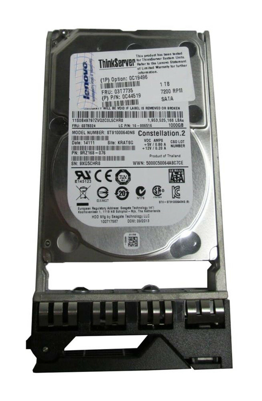 Жесткий диск 1TB Lenovo 0C19496 (2.5" SATA 7.2K)