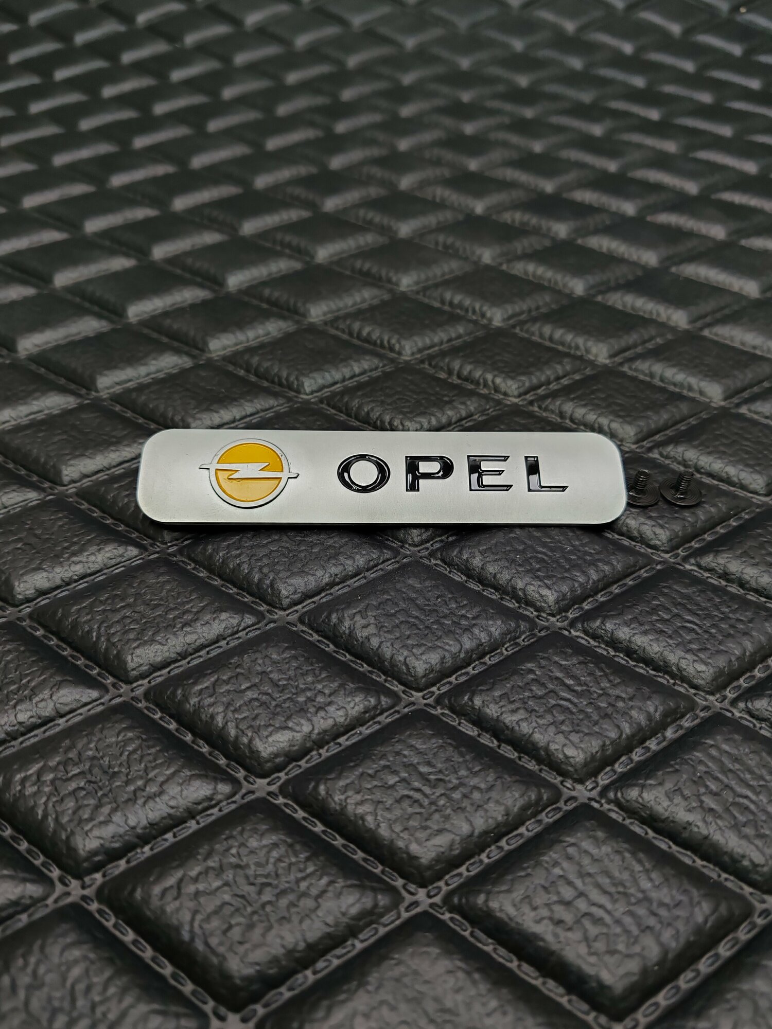 Логотип (шильдик) для Opel 1 шт, большой металлический 127х23 мм