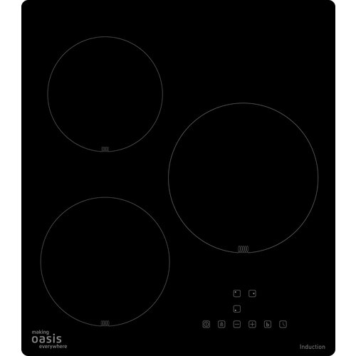 Индукционная варочная панель OASIS P-3IBS 4640130933258 чёрный 1830000₽