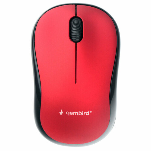Мышь беспроводная Gembird MUSW-270 (красный) мышь wireless gembird musw 265 синяя 2 4ггц 3 кнопки 1000dpi