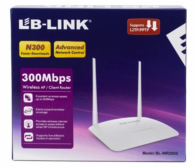 Роутер WiFi LB-Link BL-WR2000