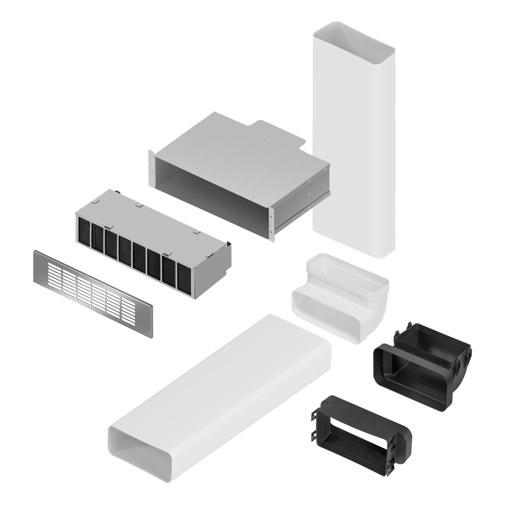 фото Комплект воздуховодов MAUNFELD MIDS604 с фильтром CF312MW (для панели MIHC604SF2BK)