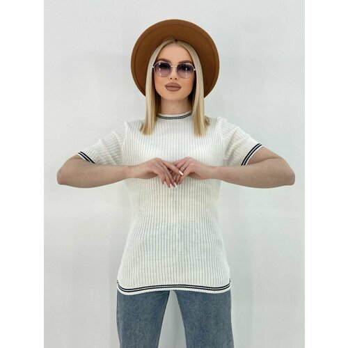 фото Футболка размер 42-48, белый нет бренда