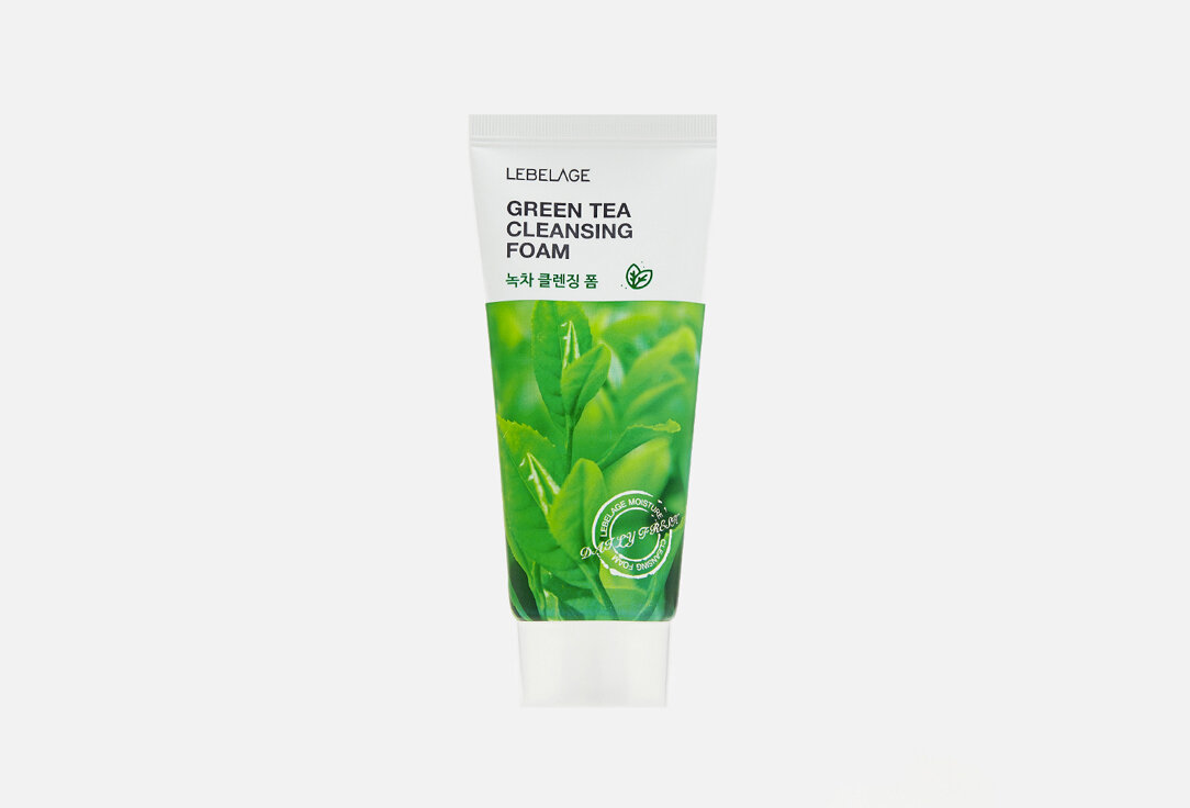 Пенка для умывания с экстрактом зеленого чая Lebelage Green Tea Cleansing Foam / объём 100 мл