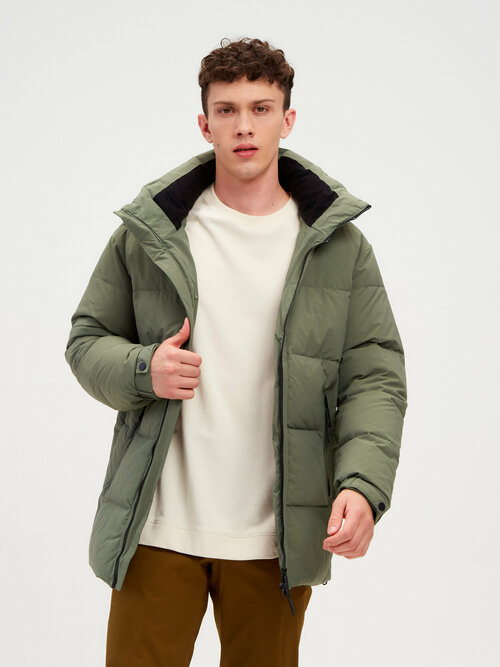 Куртка КАЛЯЕВ, размер 46, зеленый