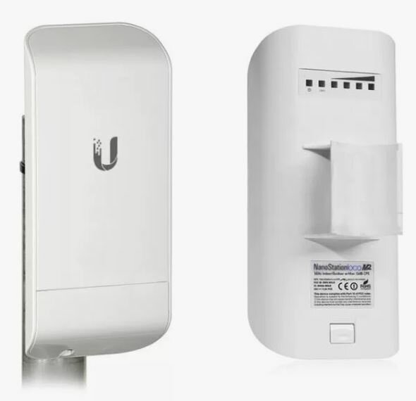 Wi-Fi точка доступа Ubiquiti NanoStation Loco M2, передача данных до 5 км в зоне прямой видимости