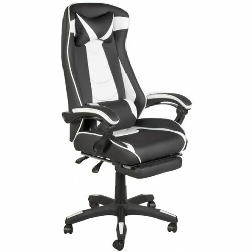 Кресло геймерское Меб-фф MF-6056 black+white