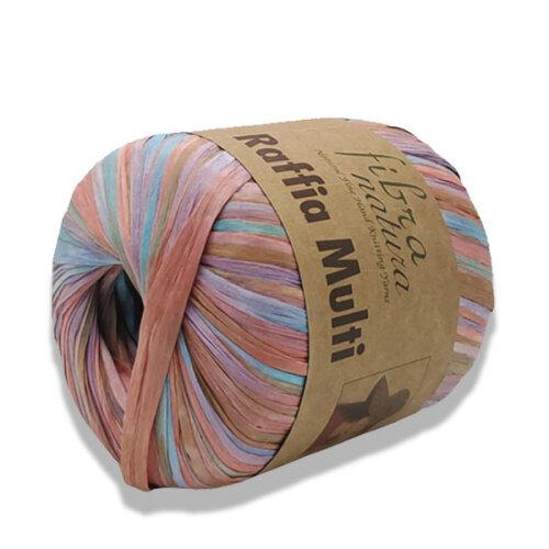 Пряжа Raffia Multi Fibra Natura (117-10), 35г, 90м, 100% целлюлоза (1 шт.)