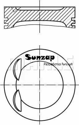 MAHLE 028PI00119000 Поршень ДВС