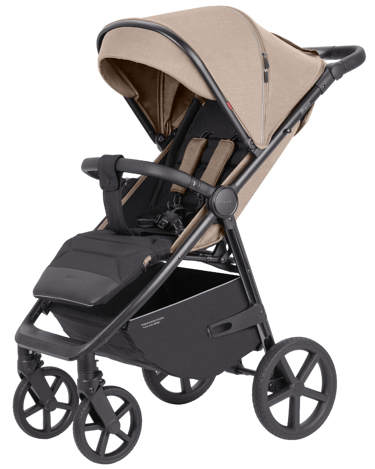 Детская коляска прогулочная CARRELLO Bravo Plus CRL-5515 Ivory Beige — фото 1