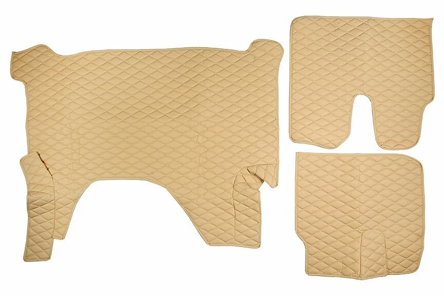 Коврик Sitrak MAX, для грузового автомобиля, стеганый, влаговпитывающий, бежевый