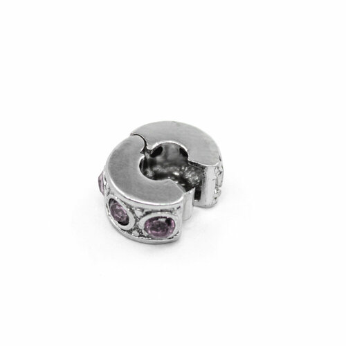 фото Шарм handinsilver ( посеребриручку ) стоппер-клипса со стразами (1шт)
