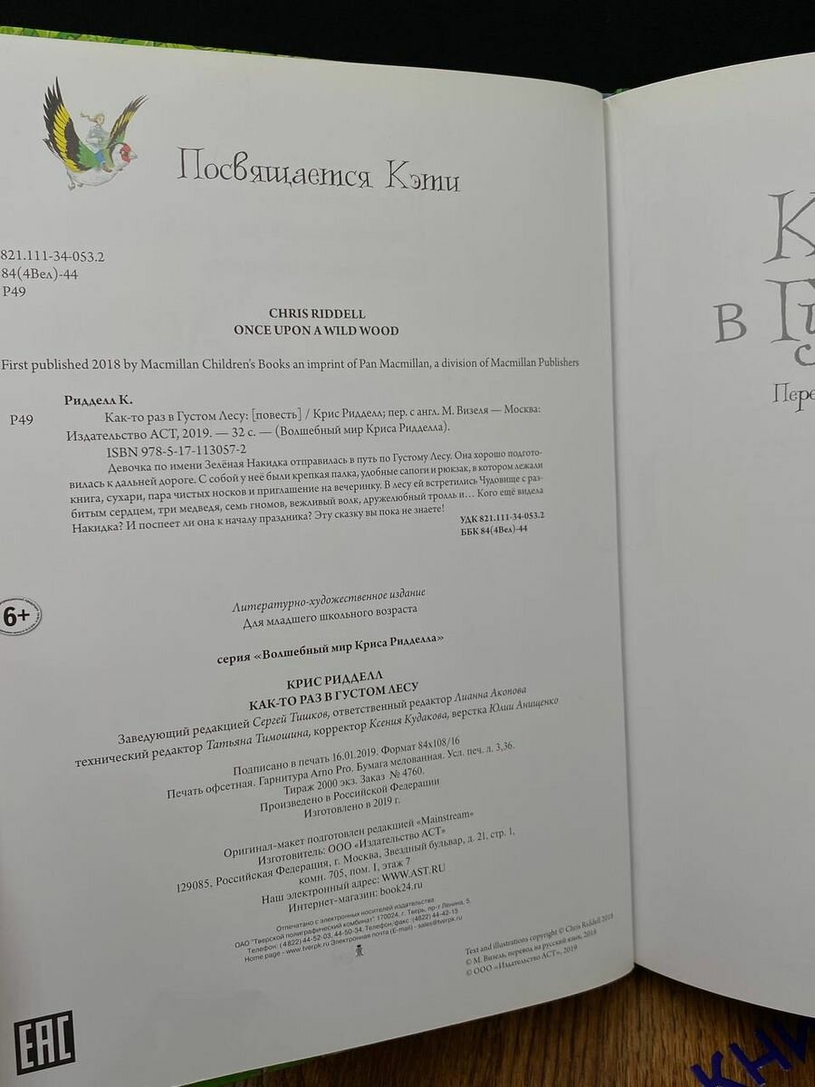 Как-то раз в Густом Лесу (Ридделл Крис , Ридделл Крис (иллюстратор), Визель Михаил Яковлевич (переводчик)) - фото №4