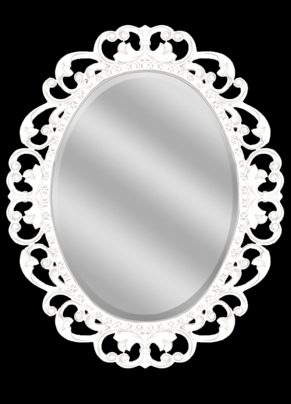 Зеркало Misty Аврора 82x102 белый