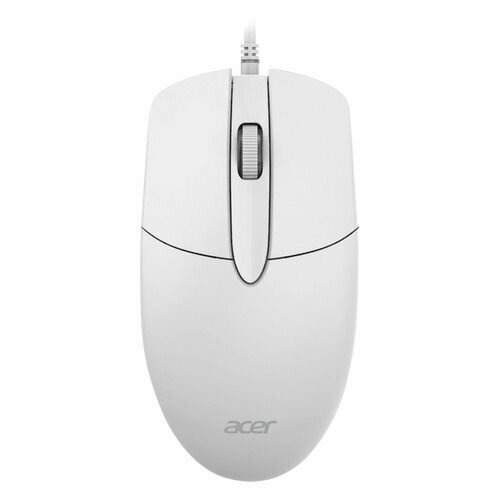 Мышь Acer OMW300 оптическая проводная USB белый zl mcecc01v 52500₽