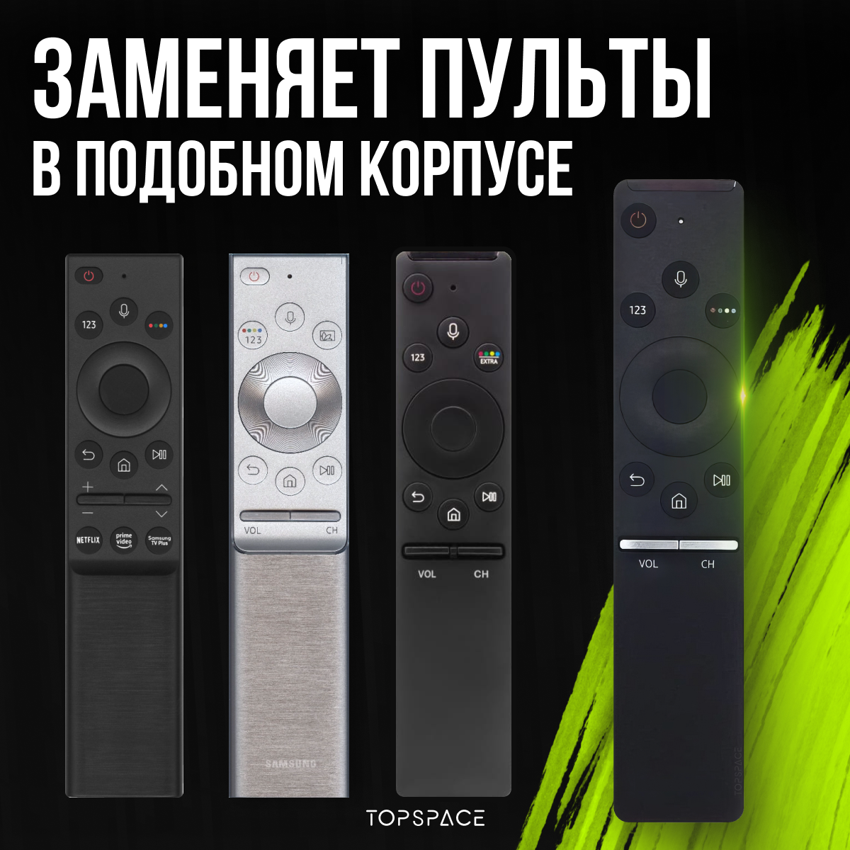 Пульт с голосовым управлением BN59-01266A для телевизоров Samsung Smart TV / умный пульт для Самсунг Смарт ТВ