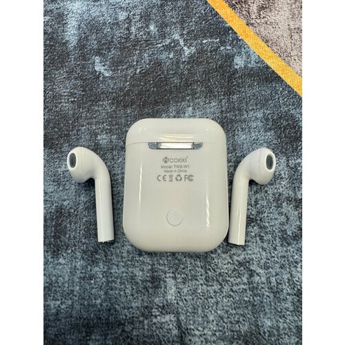 Беспроводные наушники с кейсом Cokike TWS-W1 51 капельки 300mah 40mAh 32 Ом белый MyPads 688₽